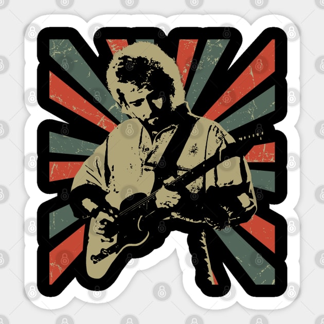 Keith Whitley || Vintage Art Design || Exclusive Art Sticker by Setipixel